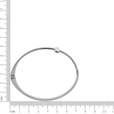 Base para Pulseira Cruz Níquel 73mm
