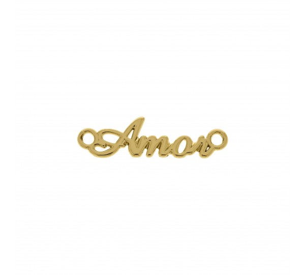 Pingente Amor Ouro 34mm
