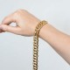 Corrente Grumet Elo Duplo Ouro 15,20 mm