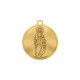 Pingente Medalha Ave Maria Ouro 32mm