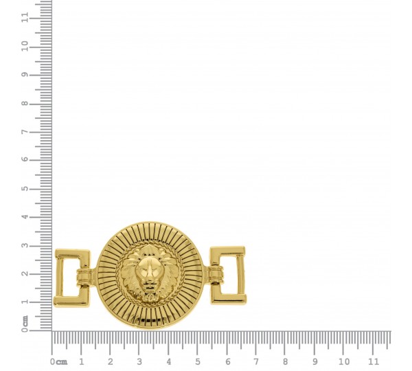 Passa Tira de Leão Ouro 62mm