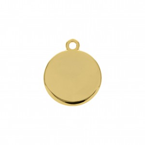 Pingente Medalha Ouro sem Argola 32mm