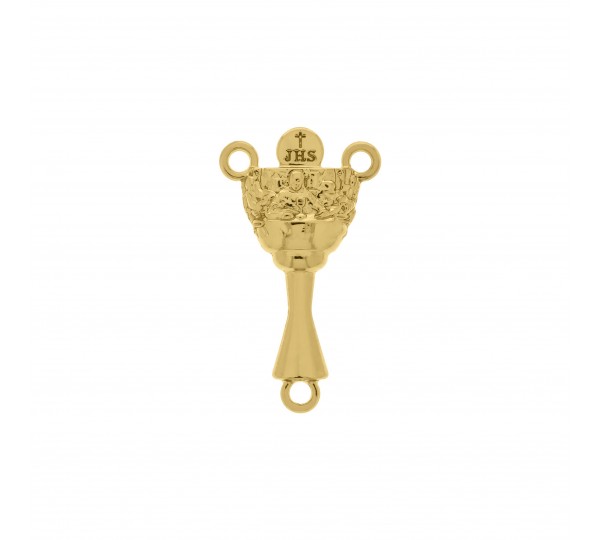 Entremeio Eucaristia Ouro 38mm