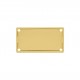 Placa Retangular Ouro 41mm