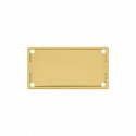 Placa Retangular Ouro 41mm