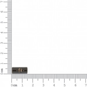 Tubo de Montagem Grafite com Gravação Fé 15mm