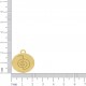 Pingente Símbolo Reiki Ouro 24mm