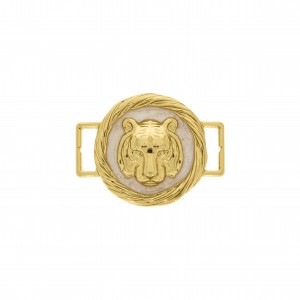 Bridão Tigre Ouro com Pérola 40mm