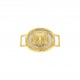 Bridão Tigre Ouro com Pérola 40mm