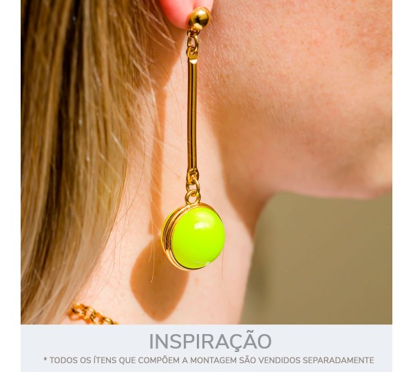Pingente Palito Ouro com Duas Saídas 35mm