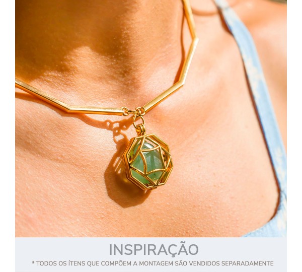 Base para Colar Ouro 122mm