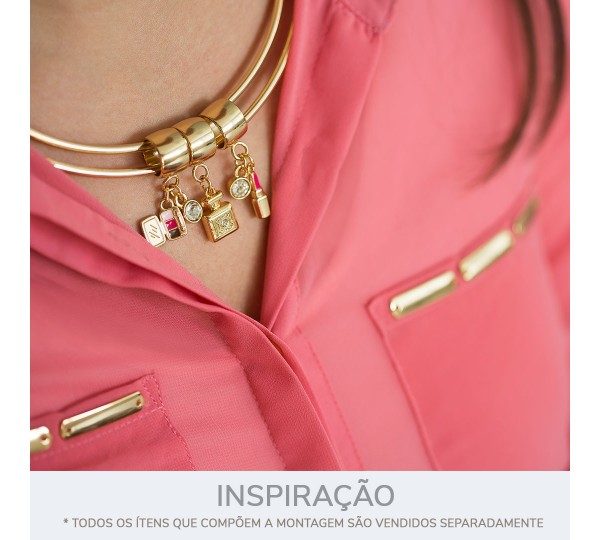 Conjunto Pingentes Maquiagem Ouro