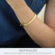 Pulseira Pai Nosso Ouro 76mm