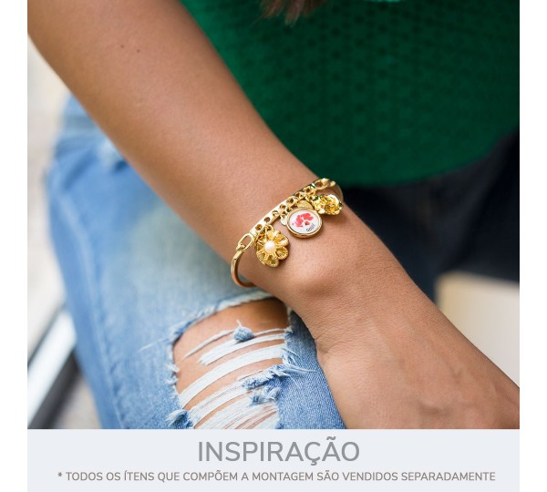 Base para Pulseira Ouro 69mm