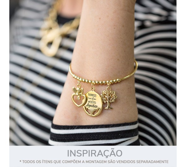 Base para Pulseira Ouro 70mm