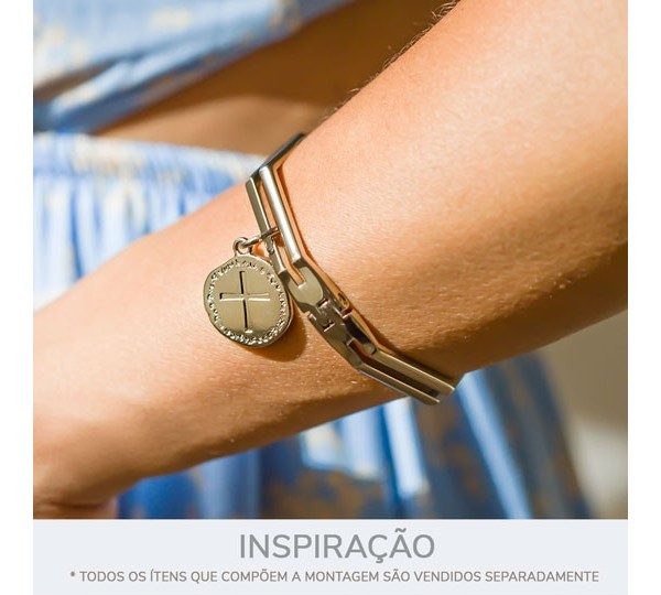 Base para Pulseira Níquel 68mm
