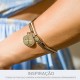 Pingente Medalha Duas Cruzes Dourado 25mm