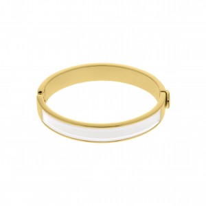 Pulseira Ouro com Branco 68mm