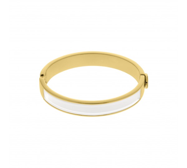 Pulseira Ouro com Branco 68mm