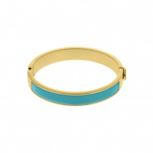 Pulseira Ouro com Azul Tiffany 68mm