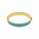 Pulseira Ouro com Azul Tiffany 68mm