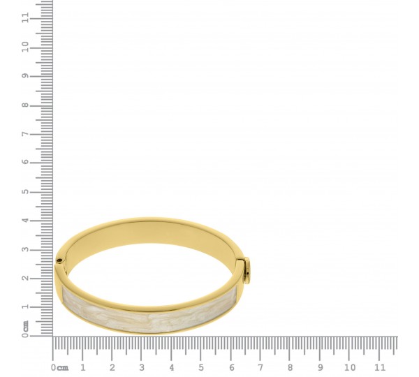 Pulseira Ouro com Pérola 68mm