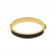 Pulseira Ouro com Preto 68mm