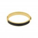 Pulseira Ouro com Preto 68mm