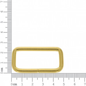 Argola para Bolsa Quadrada Ouro 50mm