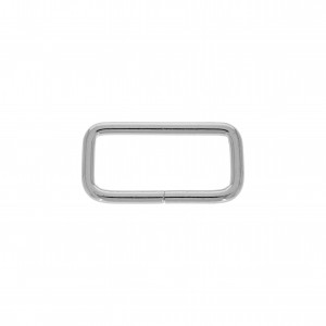 Argola para Bolsa Quadrada Níquel 50mm
