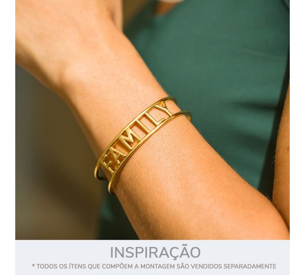 Pulseira Family Níquel 62mm