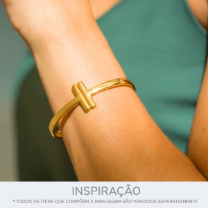 Base para Pulseira Ouro 66mm