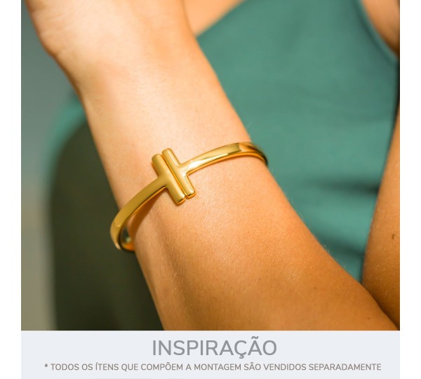 Base para Pulseira Ouro 66mm