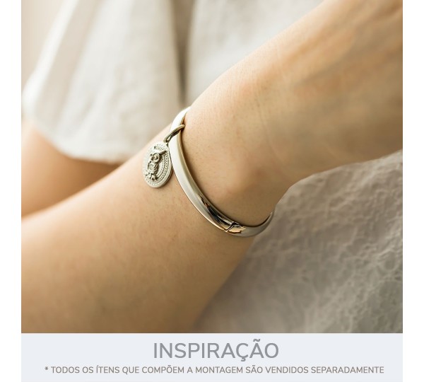 Base para Pulseira Níquel 68mm