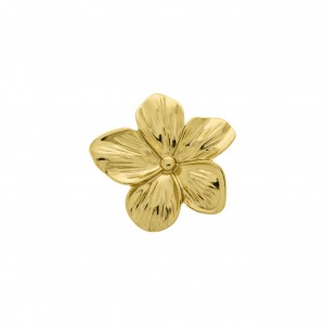 Ponteira Flor Orgânica Ouro 37mm