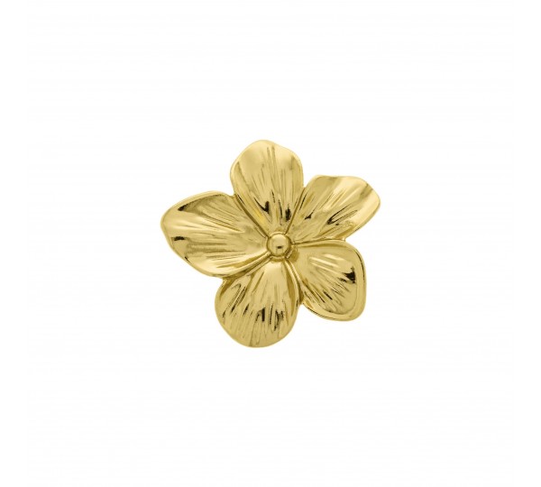 Ponteira Flor Orgânica Ouro 37mm