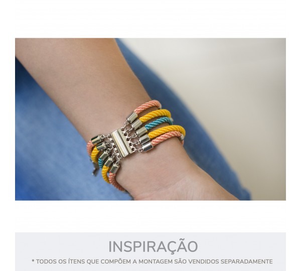 Fechamento Imã Retangular Níquel 18mm