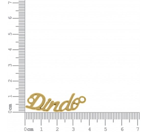 Pingente Dindo Ouro 38mm