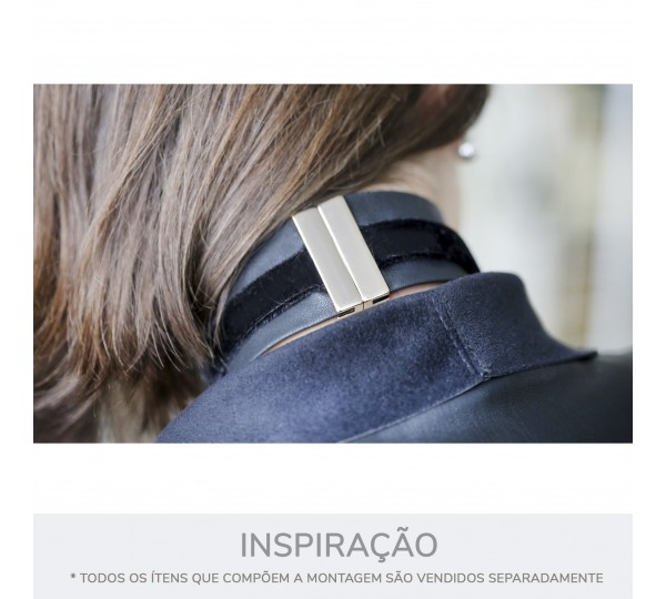 Fechamento Imã Retangular Níquel 40mm
