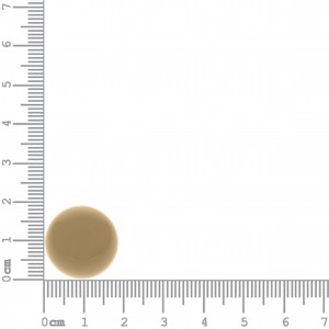 Ponteira em Acrílico Avelã 19mm