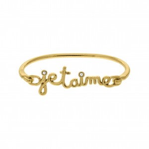 Pulseira Je T'aime Ouro 69mm