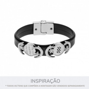 Fecho Imã Níquel com Strass 26mm