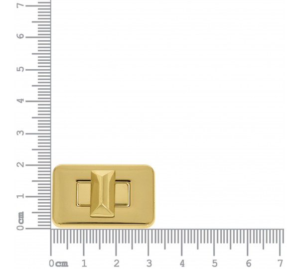 Fecho Retangular Ouro 32mm