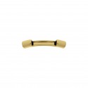 Passador Tubo Vazado Ouro 45mm