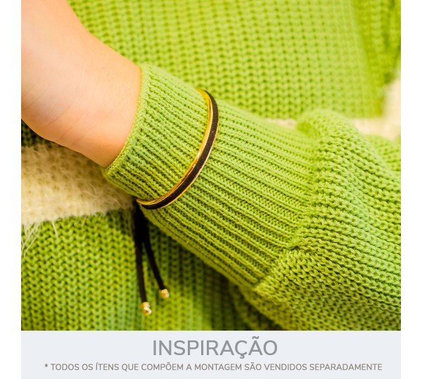 Ponteira Redonda Ouro 6mm
