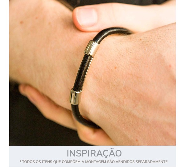 Passador Tubo Vazado Níquel 45mm