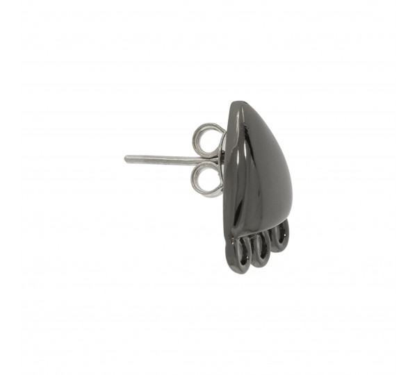 Base para Brinco Triangular Grafite 16mm