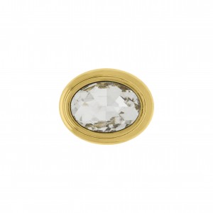 Ponteira Ouro com Strass 20mm