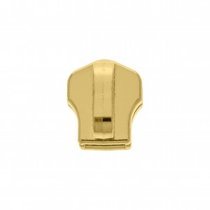 Cursor Zíper Metal Ouro 5mm
