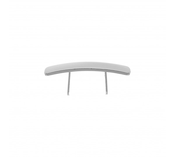 Placa Retangular Níquel com Garra 33mm